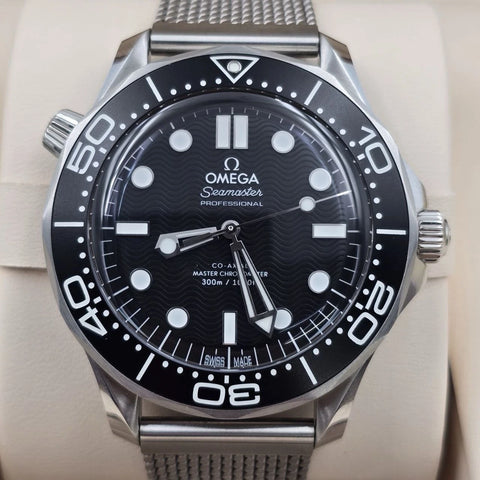 NEW 2025 Omega Seamaster 300M 210.30.42.20.01.010 Black Milanese 42mm Watch
