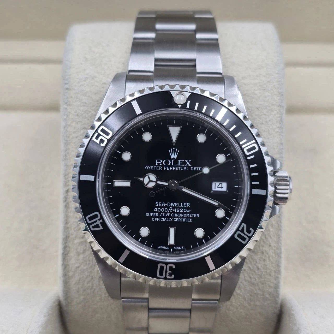 Rolex Sea-Dweller 16600 Stainless Steel Black Dial 40mm Watch