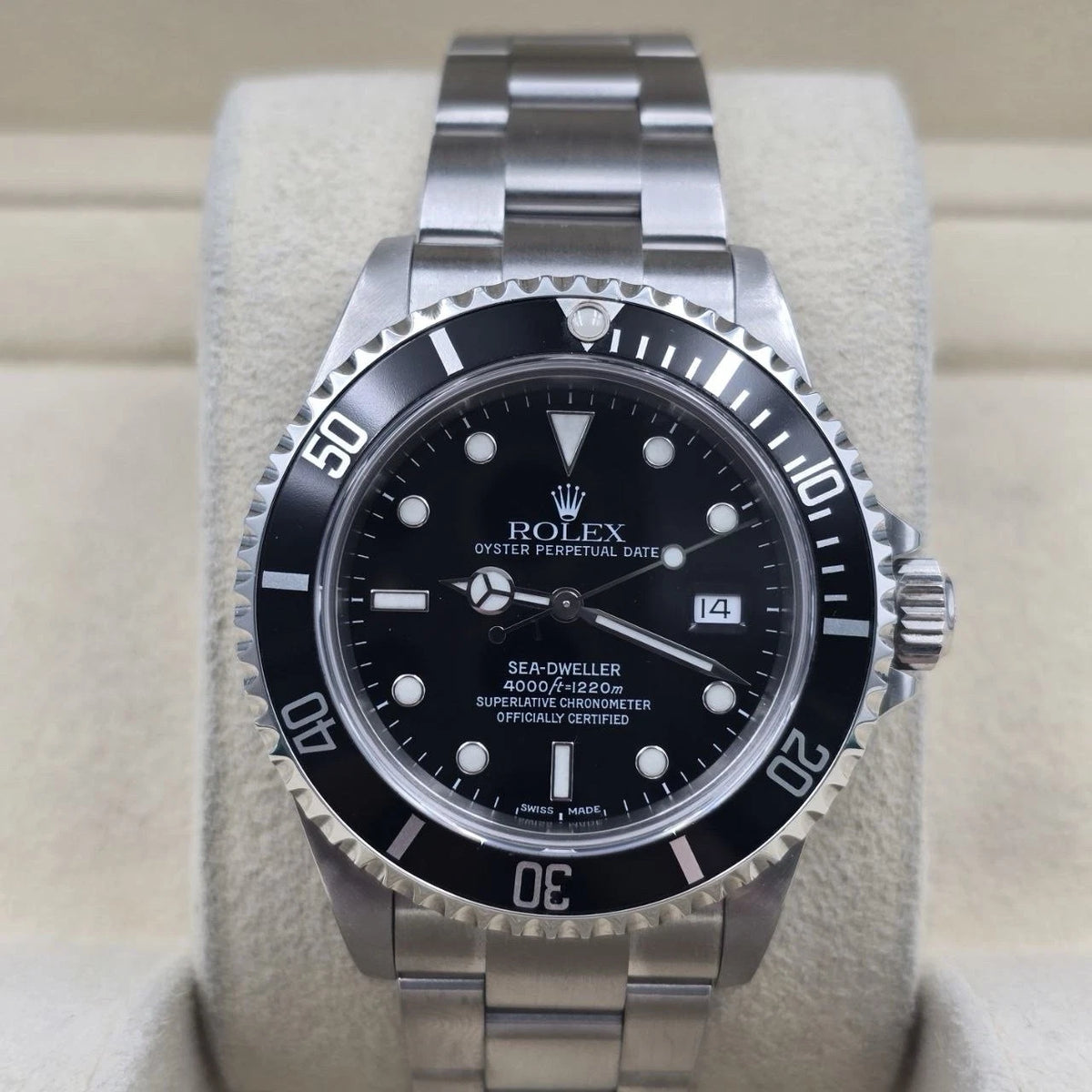 Rolex Sea-Dweller 16600 Stainless Steel Black Dial 40mm Watch