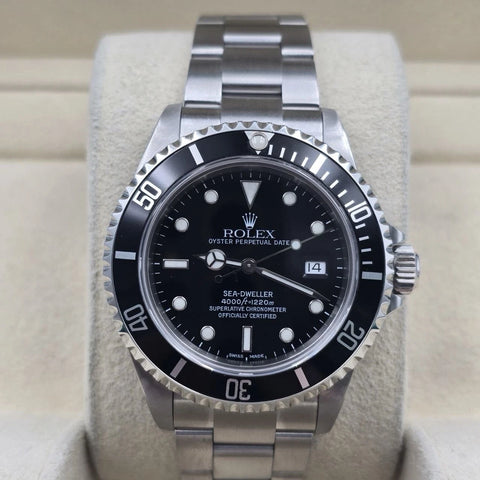 Rolex Sea-Dweller 16600 Stainless Steel Black Dial 40mm Watch