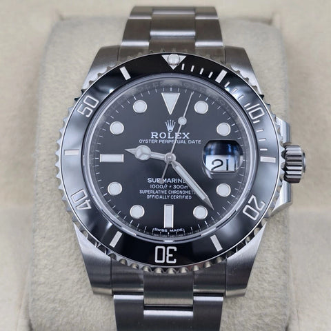 MINT NFC 2020 Rolex Submariner Date 116610LN Steel Black Ceramic 40mm Watch BOX