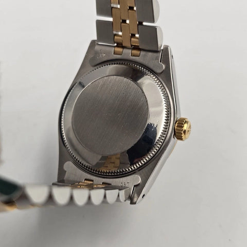 PAPERS Rolex Datejust Midsize Champagne Diamond Dial Two-Tone 31mm 68273 Watch