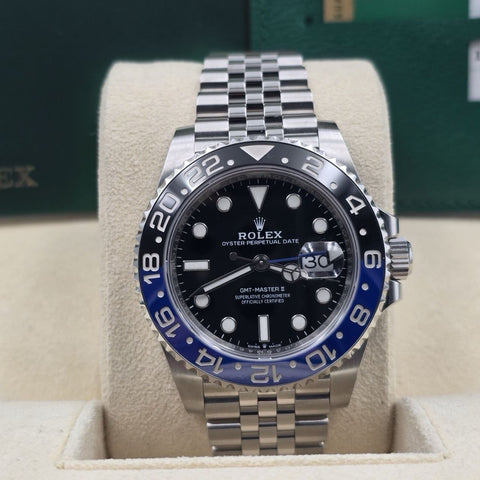 2020 PAPERS Rolex GMT-Master II 126710BLNR Batgirl Jubilee 40mm Watch BOX