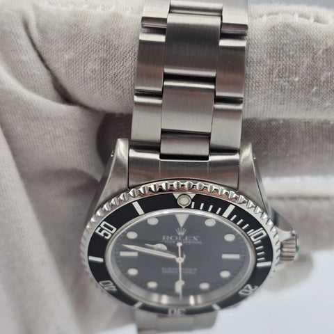 Rolex Submariner No-Date 2 Liner Black Dial Steel Oyster 40mm Watch 14060