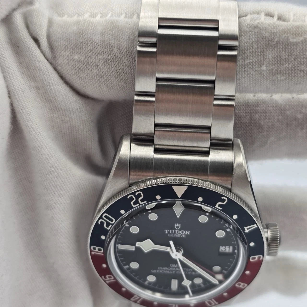 2023 PAPERS Tudor Black Bay GMT Pepsi Steel Red Blue Black 41mm 79830RB BOX