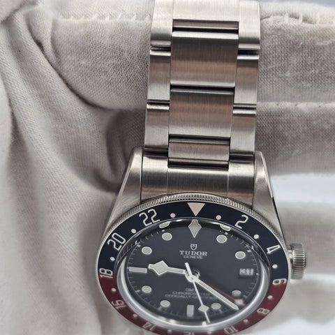 2023 PAPERS Tudor Black Bay GMT Pepsi Steel Red Blue Black 41mm 79830RB BOX