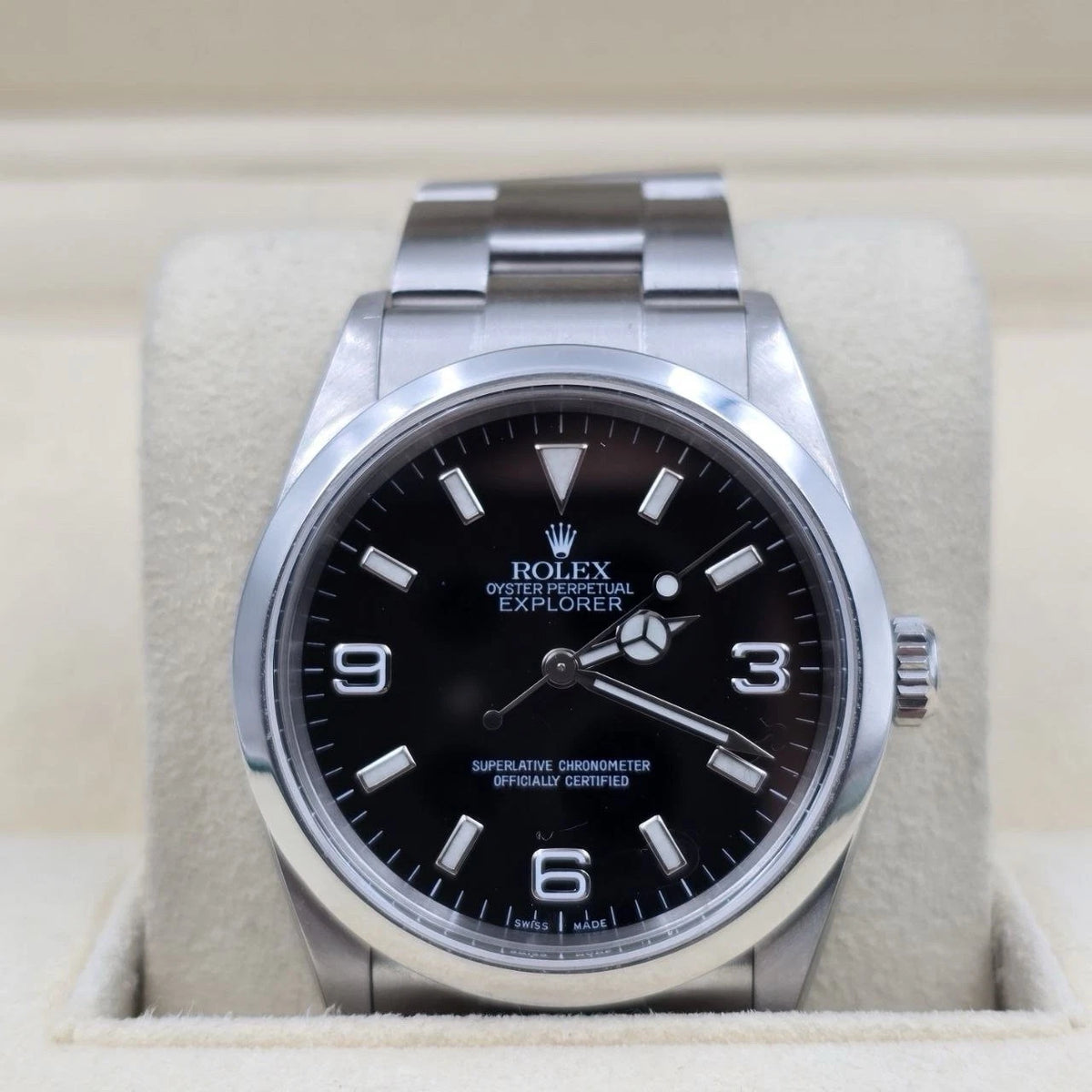 Rolex Explorer l 114270 36mm Stainless Steel Black Dial Watch