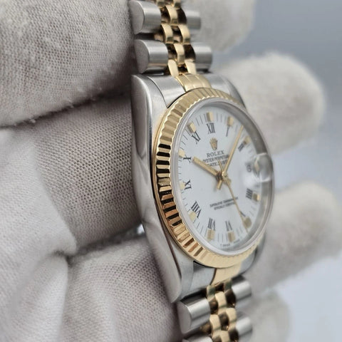 Rolex Datejust Midsize 68273 White Roman 2