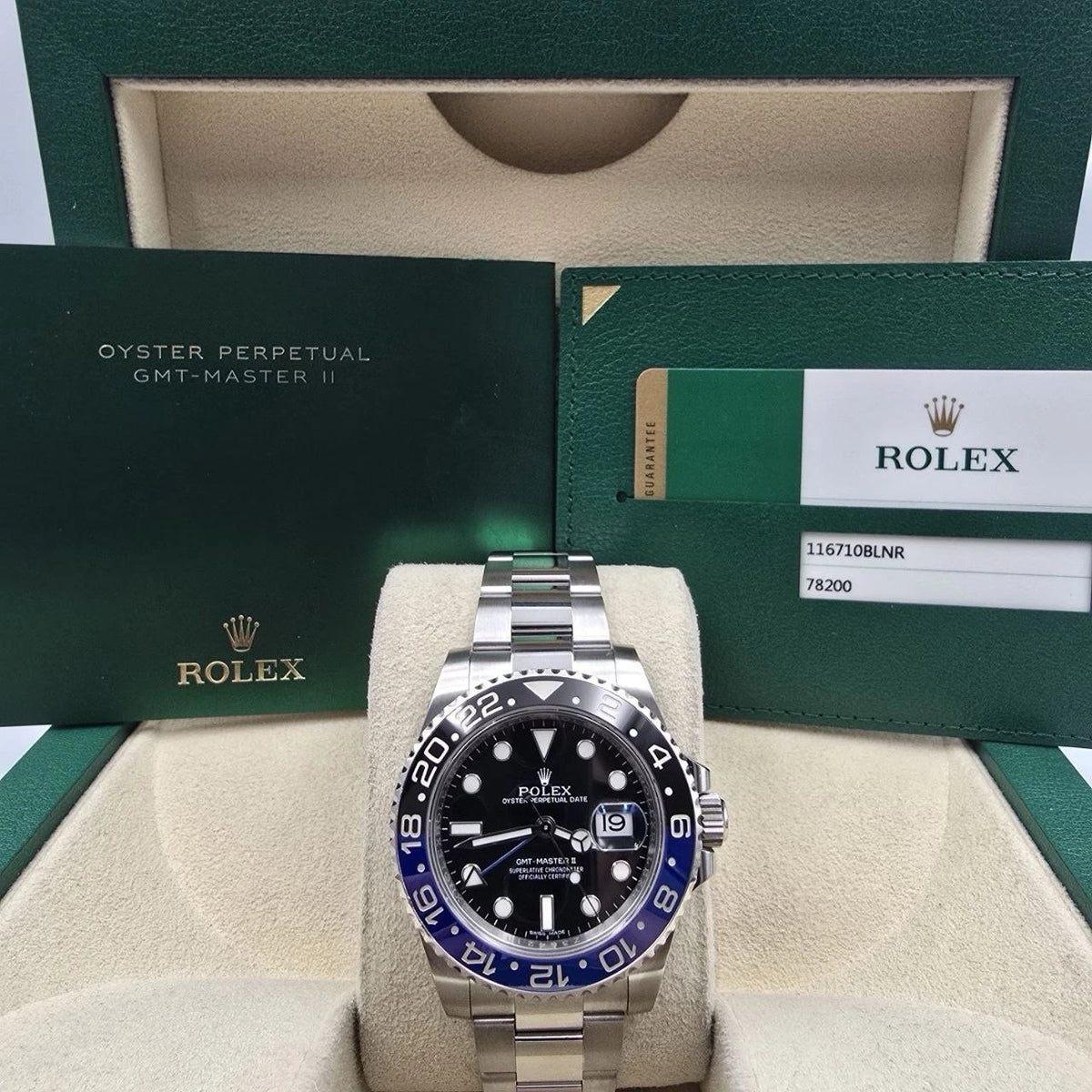 2015 Rolex GMT-Master II "Batman" Steel Ceramic 116710BLNR 40mm