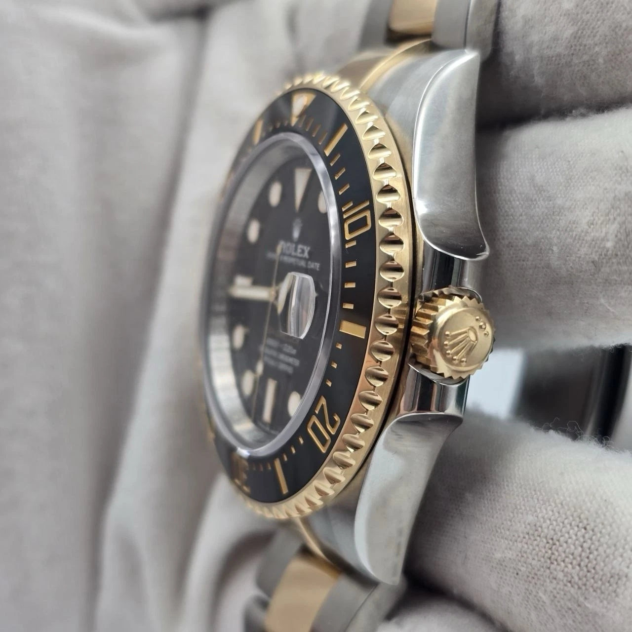 2023 PAPERS Rolex Sea-Dweller 43mm Two-Tone Yellow Gold 126603 Black Dial BOX