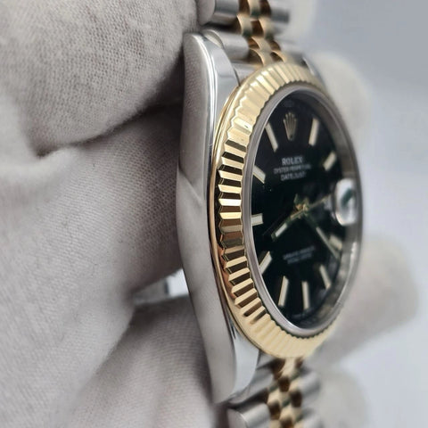 Rolex Datejust 126333 Two Tone Black Dial