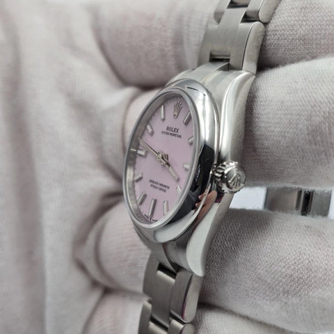 NEW 2025 Rolex Candy Pink Oyster Perpetual Stainless Steel 277200 31mm UNWORN
