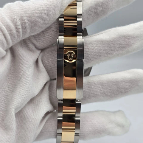 NEW 2025 Rolex Explorer 124273 Two Tone Gold Steel Black Dial Oyster 36mm UNWORN