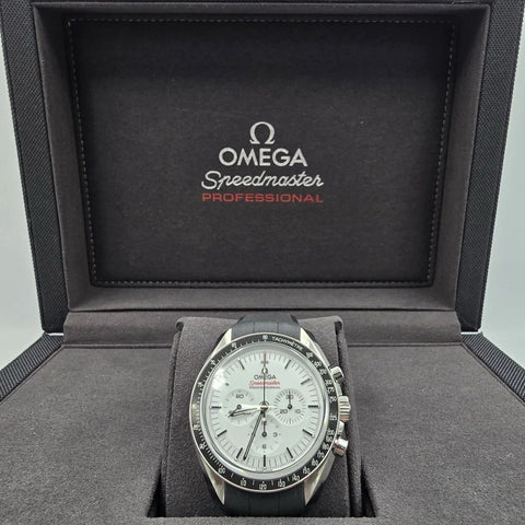 2026 NEW Omega Speedmaster Moonwatch Pro 310.32.42.50.04.001 White Dial 42mm