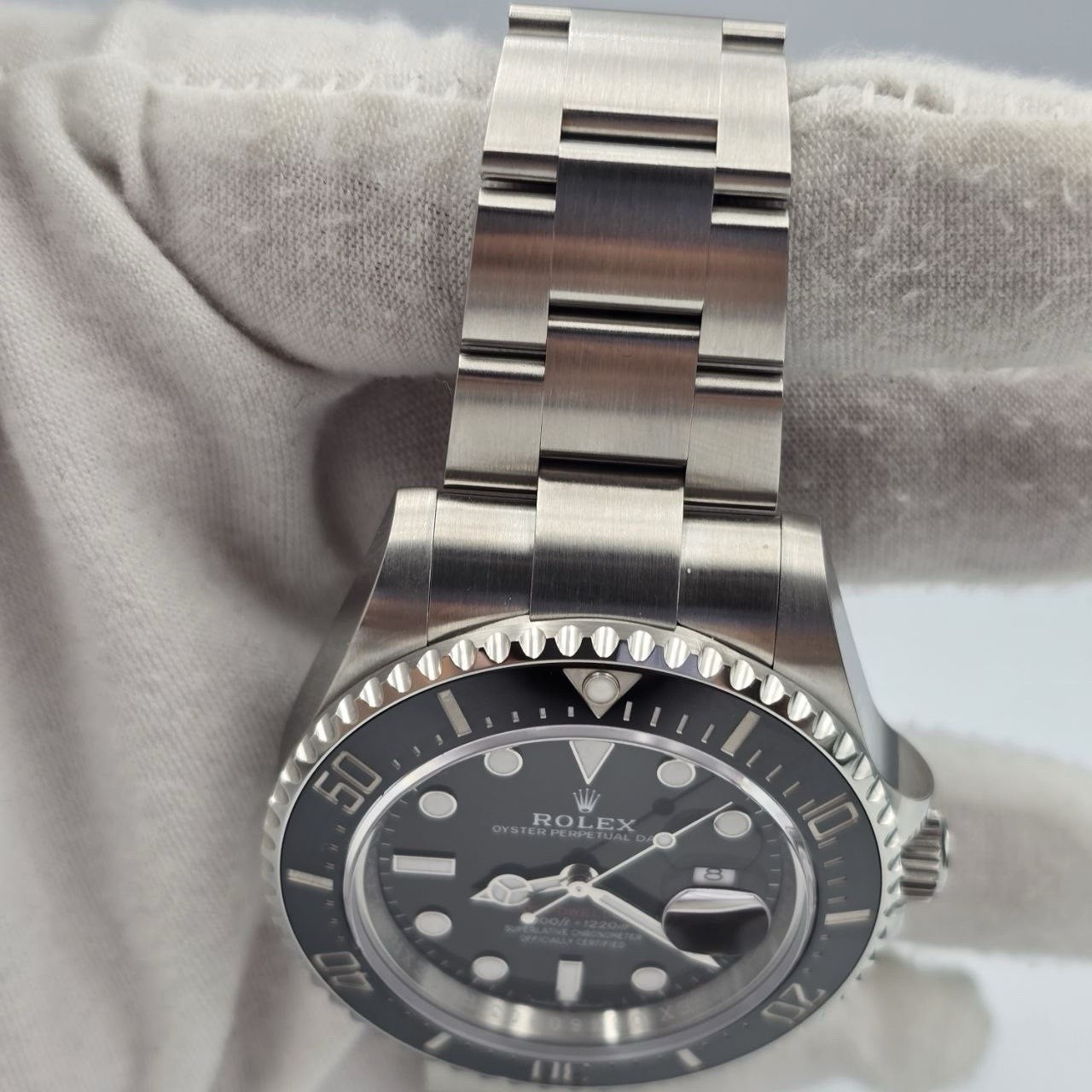 2025 PAPERS Rolex Sea-Dweller Black Red Letters Stainless Steel 43mm 126600 BOX