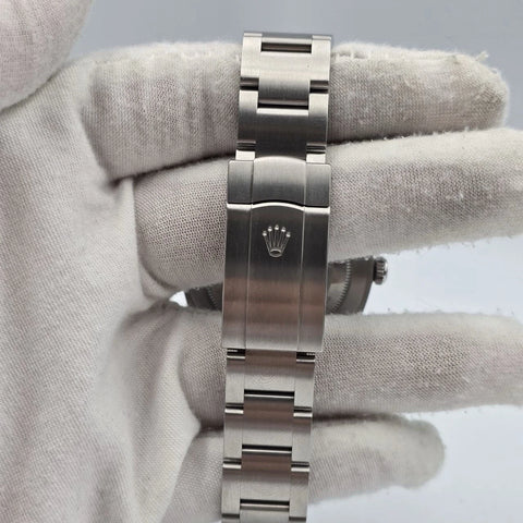 2024 PAPERS Rolex Oyster Perpetual 41mm Green Dial Steel 124300 BOX