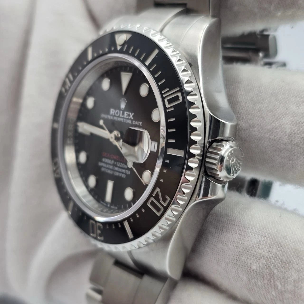 2020 PAPERS Rolex Sea-Dweller Black Red Letters Stainless Steel 43mm 126600 BOX