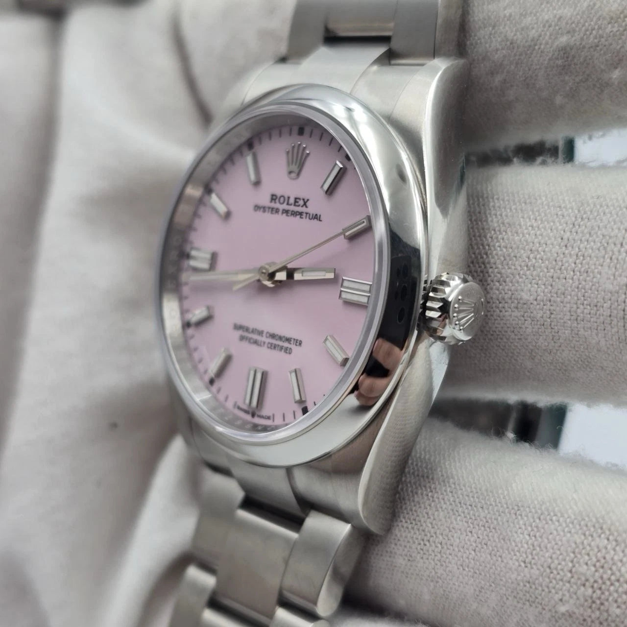 2025 Rolex Oyster Perpetual 36mm Candy Pink Dial 126000