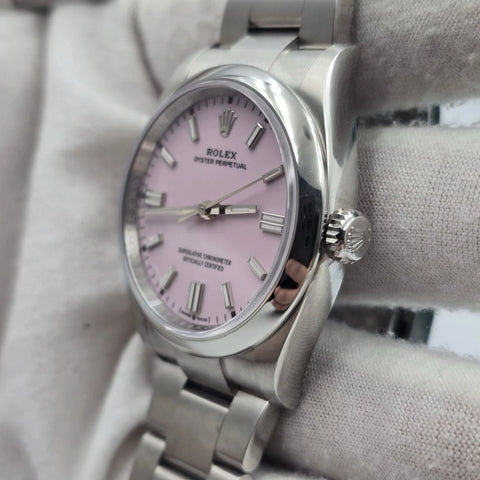 2025 Rolex Oyster Perpetual 36mm Candy Pink Dial 126000