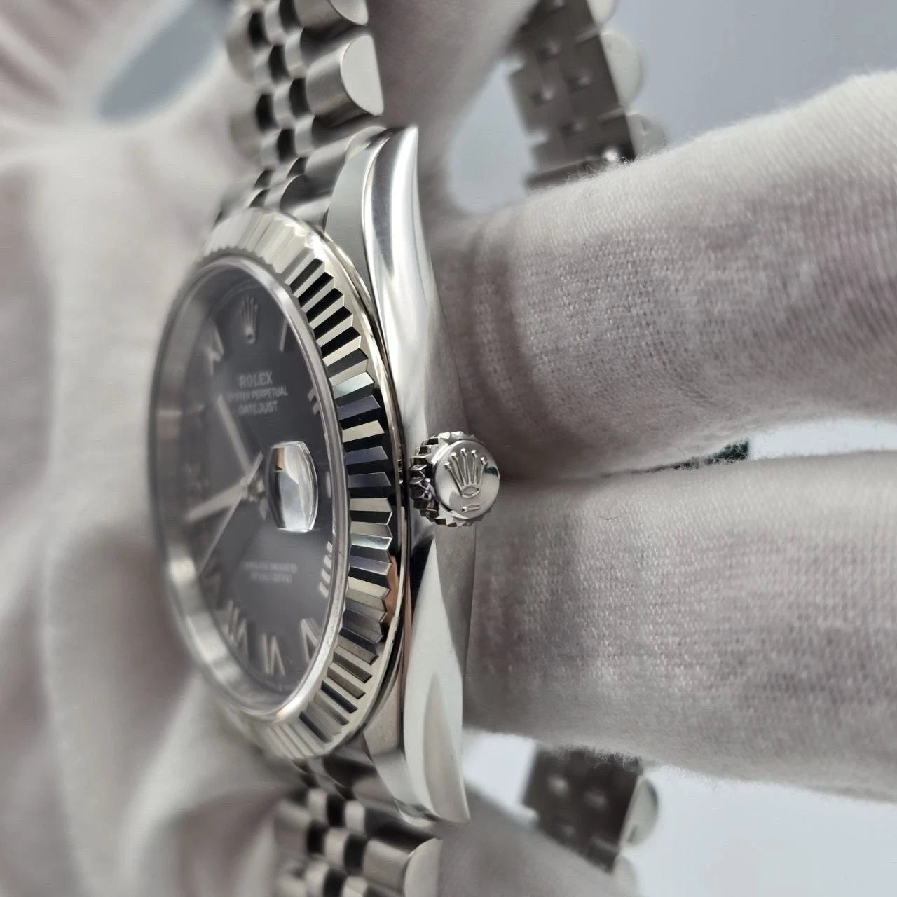 2026 PAPERS Rolex Datejust 126334 Steel Jubilee Azzurro Blue Roman Dial 41mm BOX