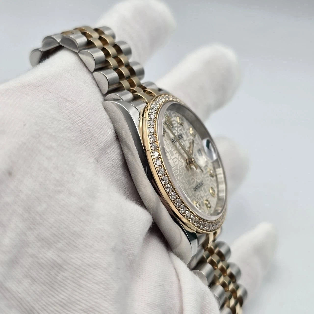 2020 Rolex Datejust 36mm Diamond Bezel Silver Computer Diamond Dial 126283RBR