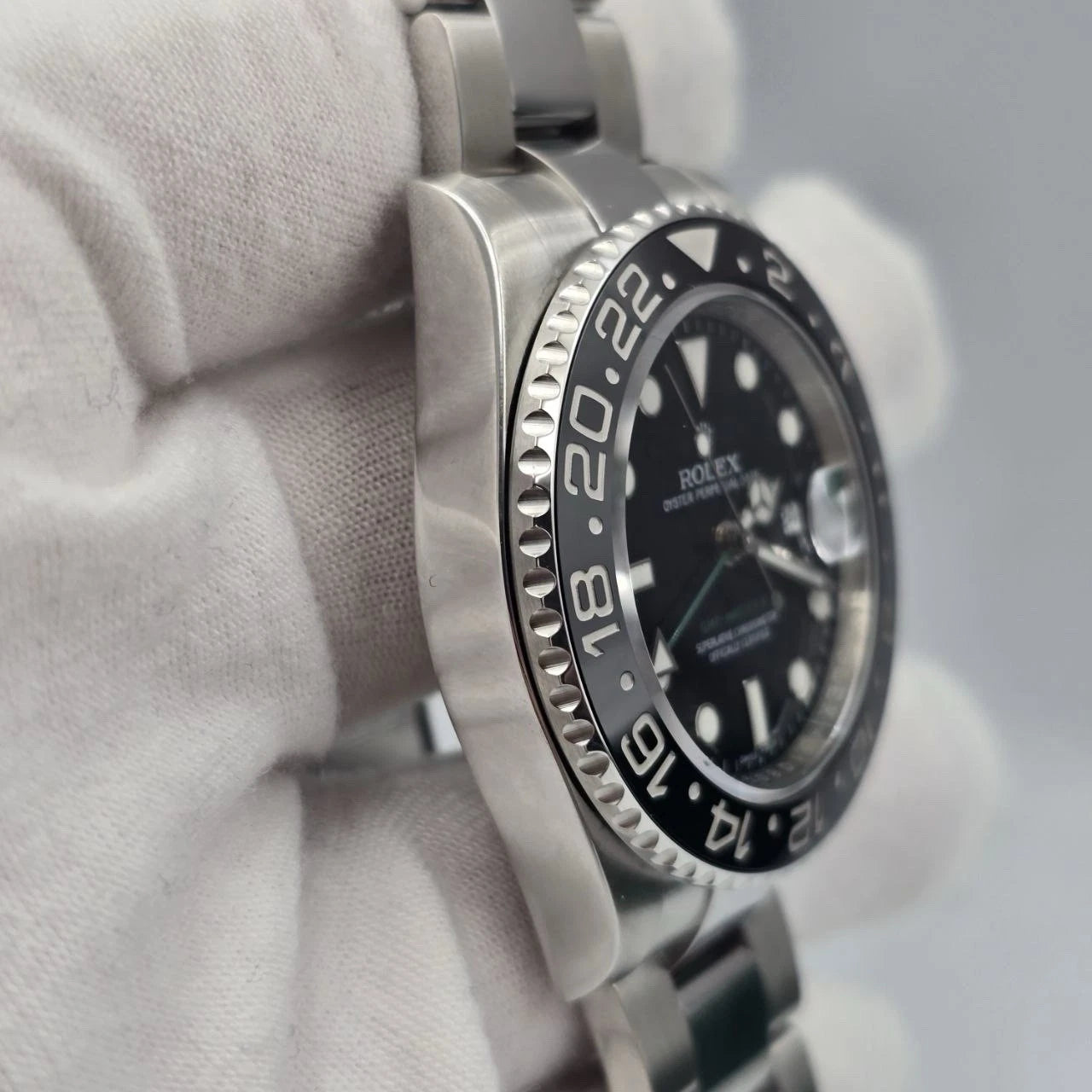 2016 PAPERS Rolex GMT Master II 116710LN Steel Ceramic "Green Arrow" 40mm BOX