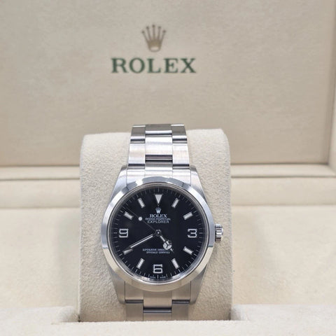 2006 Rolex Explorer I 114270 Men's Automatic 36mm Steel Black Dial Watch