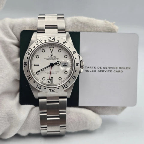 2026 RSC Rolex Explorer II Polar White Stainless Steel 40mm Watch 16570