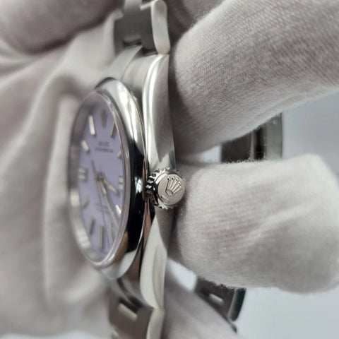 2026 NEW Rolex Oyster Perpetual Stainless Steel 41mm Lavender Dial 134300 UNWORN
