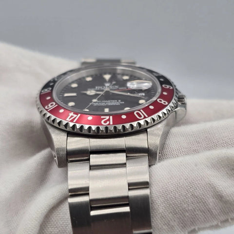 Rolex GMT-Master II "Coke" Stainless Oyster Black Dial 40mm 16710