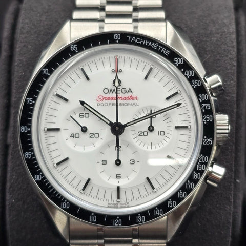 NEW 2025 Omega Speedmaster Professional Moonwatch White Dial 310.30.42.50.04.001