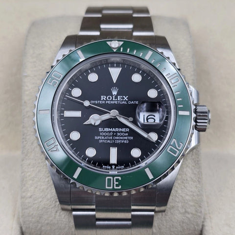 MINT 2021 PAPERS Rolex Submariner Date Starbucks Green Bezel 41mm 126610LV BOX
