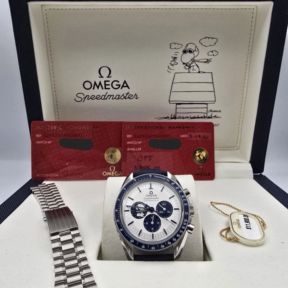 NEW 2026 OMEGA Speedmaster 50th Anniversary 310.32.42.50.02.001 Snoopy 42mm