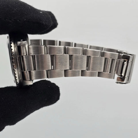 Rolex Submariner Date 16800 Steel Factory Patina Matte Black 40mm Oyster Watch