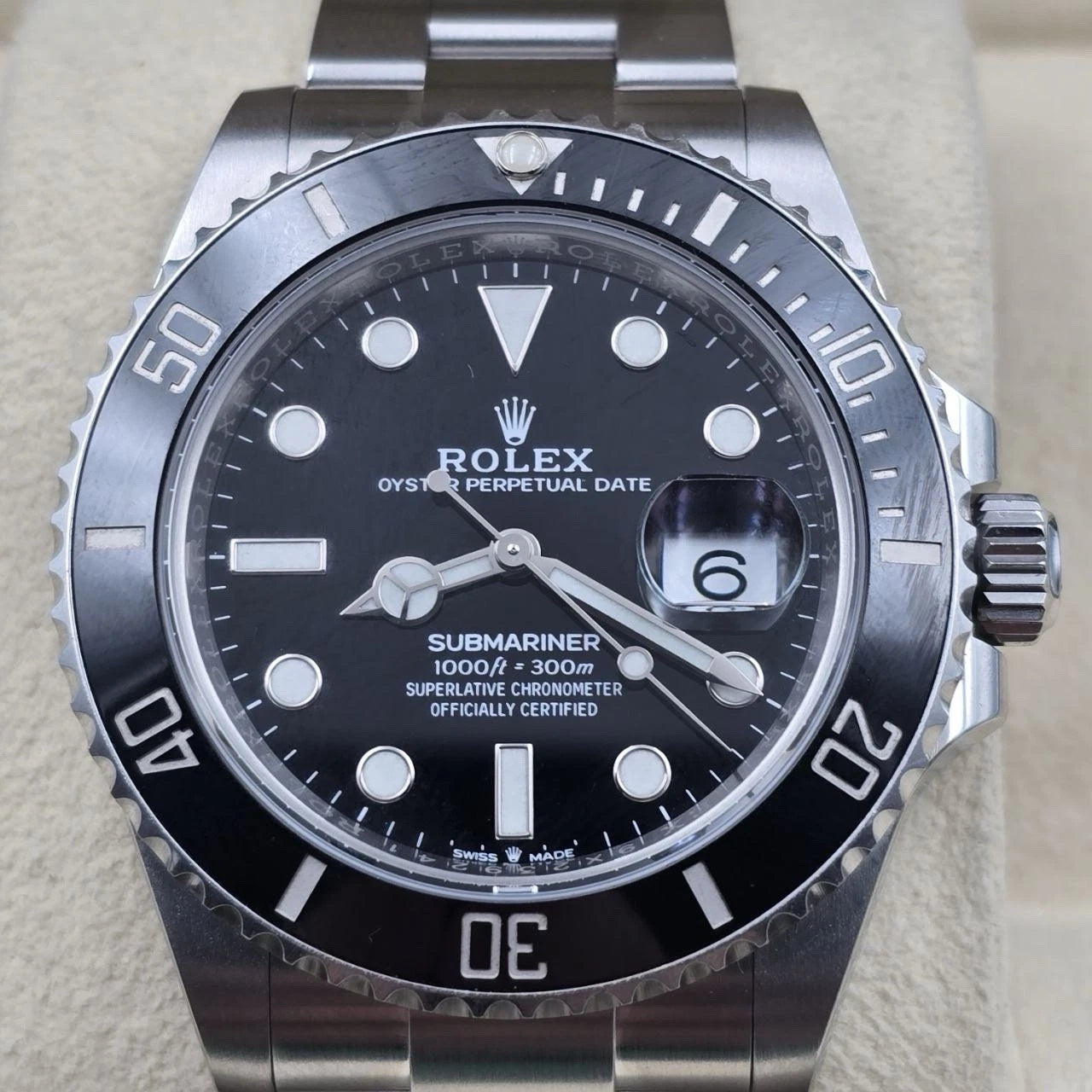 PAPERS MINT 2021 Rolex Submariner 41mm Black Ceramic 126610LN