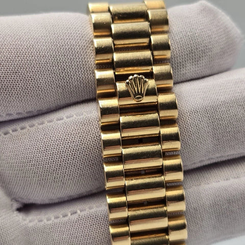 PAPERS Rolex President Day Date 36mm Champagne Dial 18238 Double Quick Gold BOX
