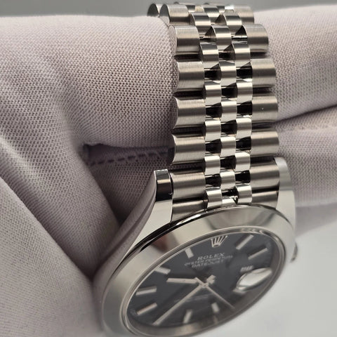NEW 2025 FRESH Rolex Datejust 41mm 126300 Blue Stick Dial Smooth Jubilee UNWORN