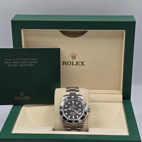 MINT Rolex Sea-Dweller 4000 SD4K Black Dial Ceramic Steel 40MM 116600 BOX