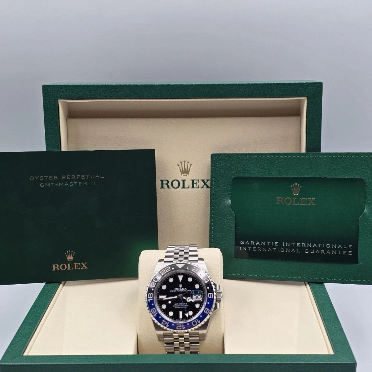 NEW 2025 Rolex GMT-Master II BATGIRL Steel JUBILEE 40mm 126710BLNR UNWORN