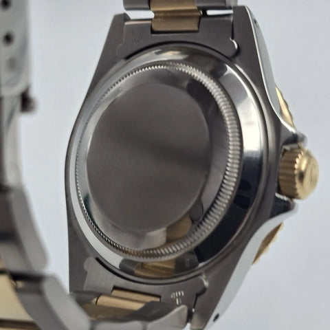 Rolex Submariner Date 16613 Blue Dial Two Tone Steel Gold 40mm Watch