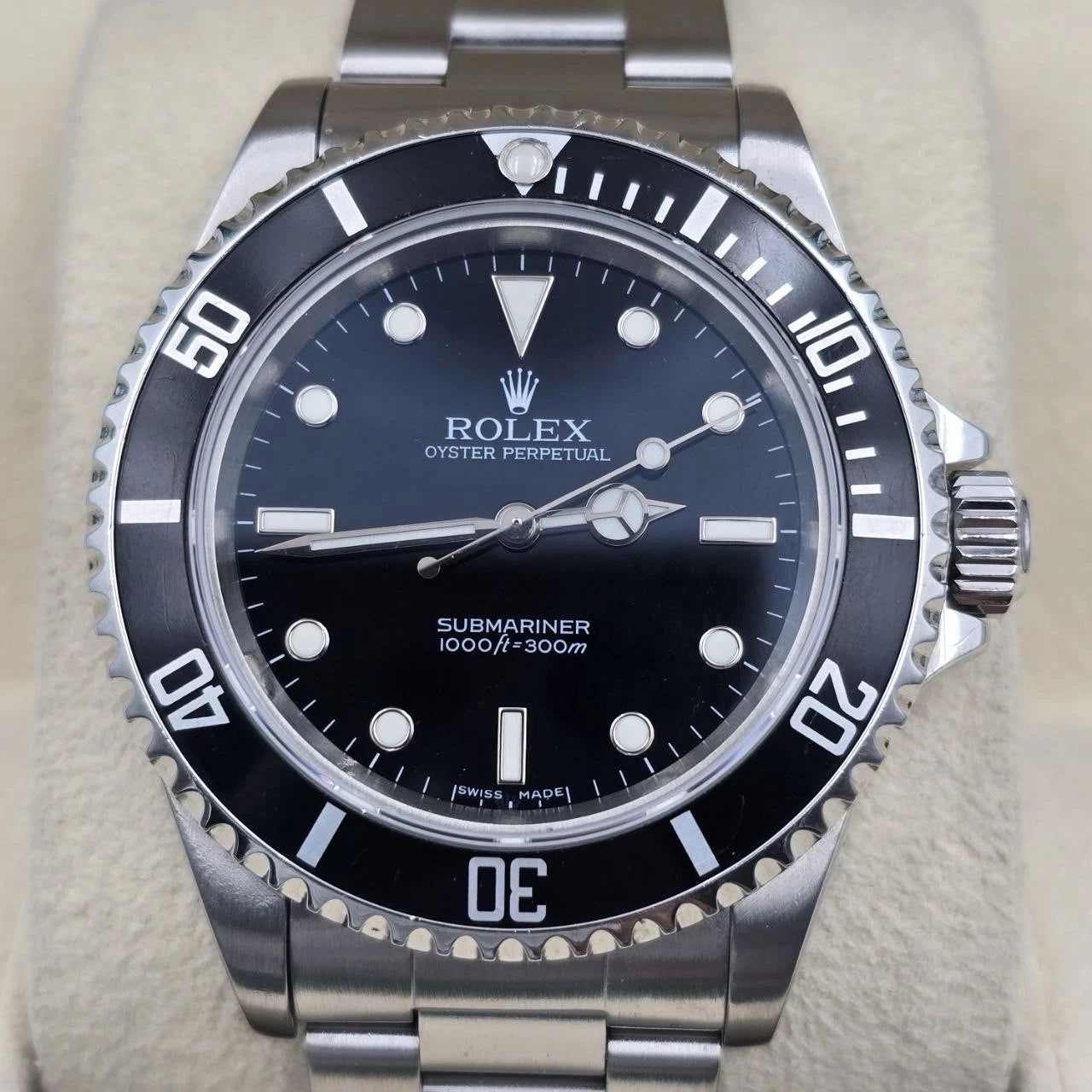 2007 Rolex Submariner No-Date Black Stainless Steel 40mm 14060M
