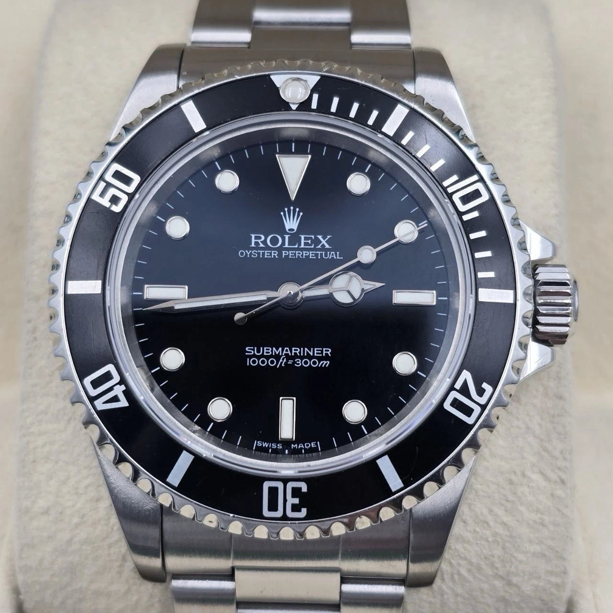 2007 Rolex Submariner No-Date Black Stainless Steel 40mm 14060M