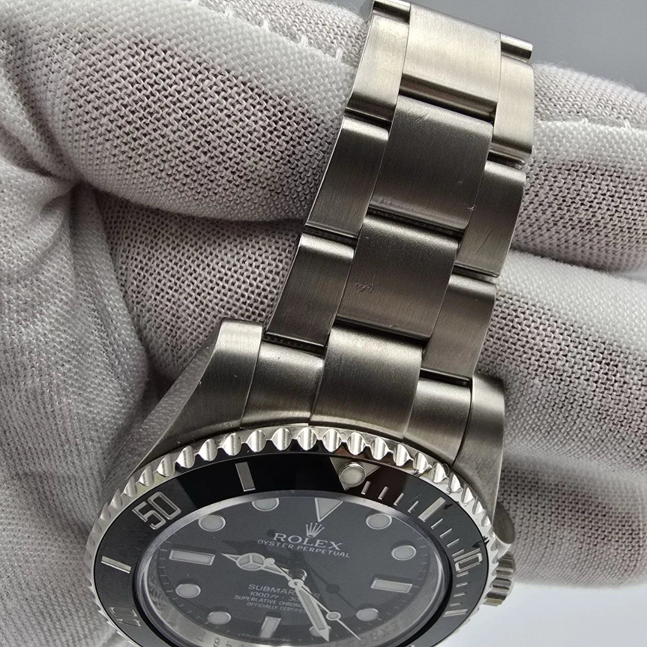 PAPERS 2013 Rolex Submariner 114060 No-Date 40mm Steel Black Ceramic Bezel BOX