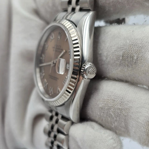 Rolex Datejust 16234 Pink Roman Dial