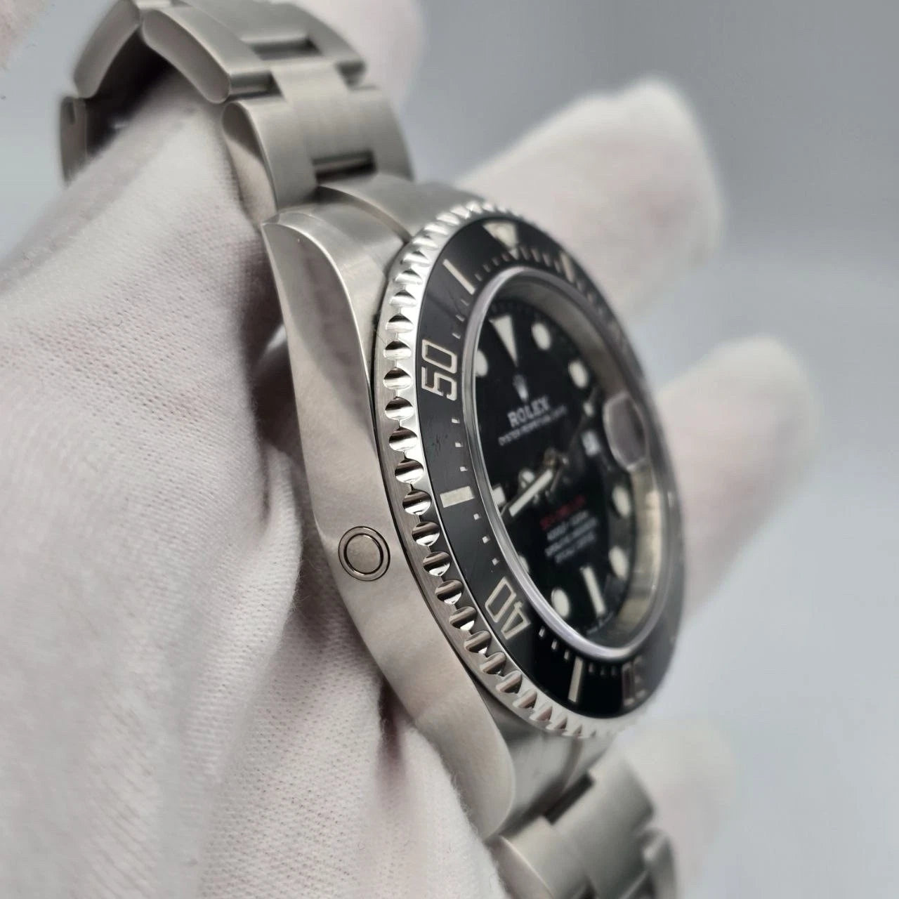 2025 PAPERS Rolex Sea-Dweller Black Red Letters Stainless Steel 43mm 126600 BOX