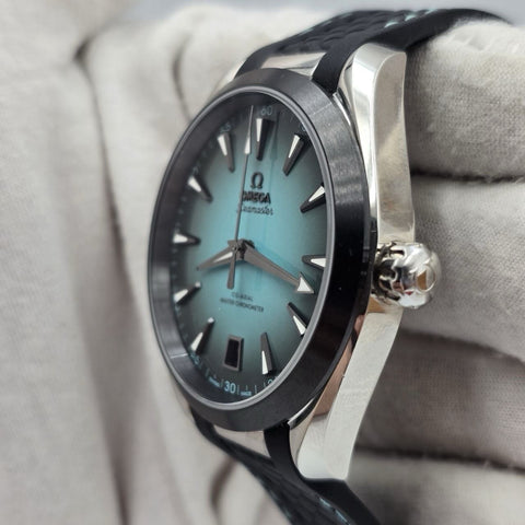 NEW 2026 OMEGA Seamaster Aqua Terra 41mm Turquoise Watch 220.32.41.21.03.001