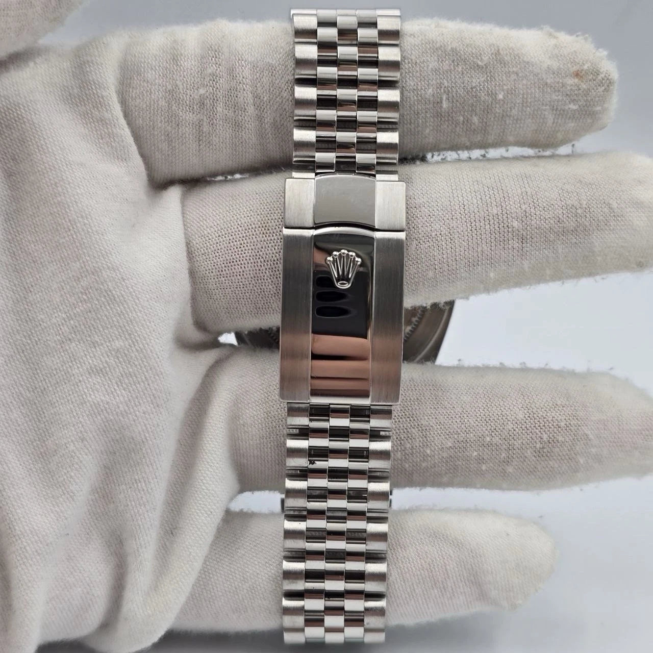 2024 PAPERS Rolex Datejust 41mm 126334 Steel Jubilee Gray Wimbledon Dial BOX