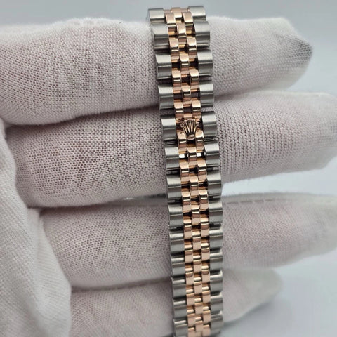 PAPERS 2006 Rolex Lady-Datejust 179171 18K Rose Gold Pink Computer Diamond Dial