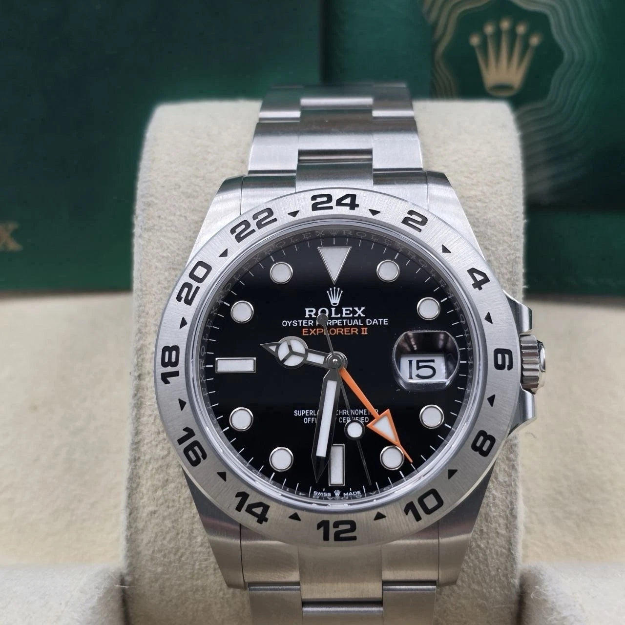 NEW 2021 Rolex Explorer II 42mm 226570 Stainless Steel Black Dial BOX