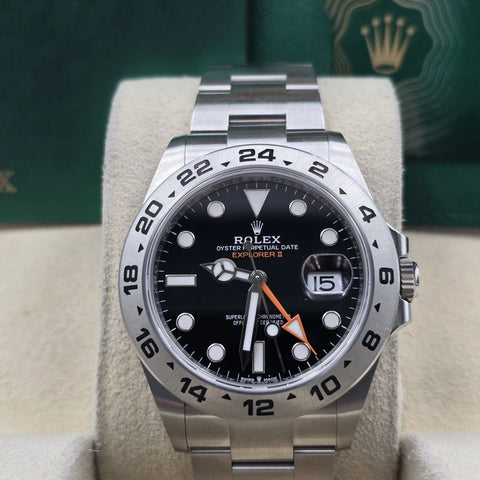 NEW 2021 Rolex Explorer II 42mm 226570 Stainless Steel Black Dial BOX